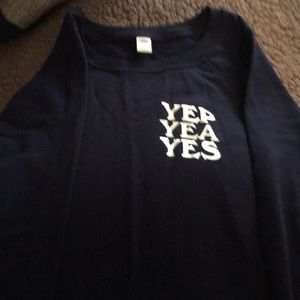 Lightweight sweatshirt